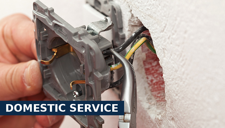 Domestic service electrical services Nine Elms